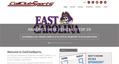 Desktop Screenshot of collclubsports.com
