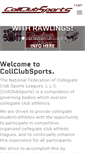 Mobile Screenshot of collclubsports.com